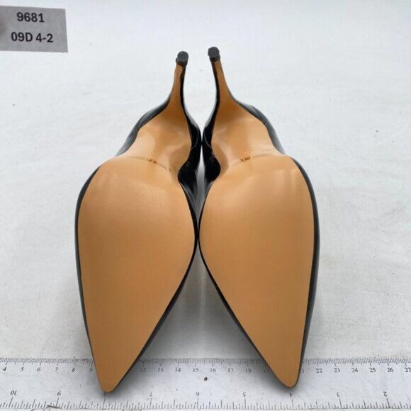 FSJ Black Pointed Toe Pumps High Heel Sexy Stiletto Office Cute Dress Shoes - Picture 7 of 8